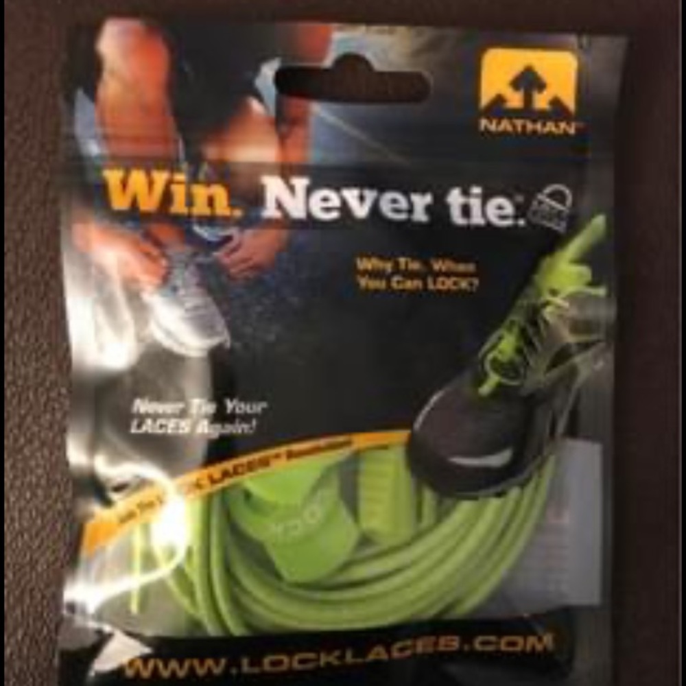 Nathan Lock Laces - Lime Green